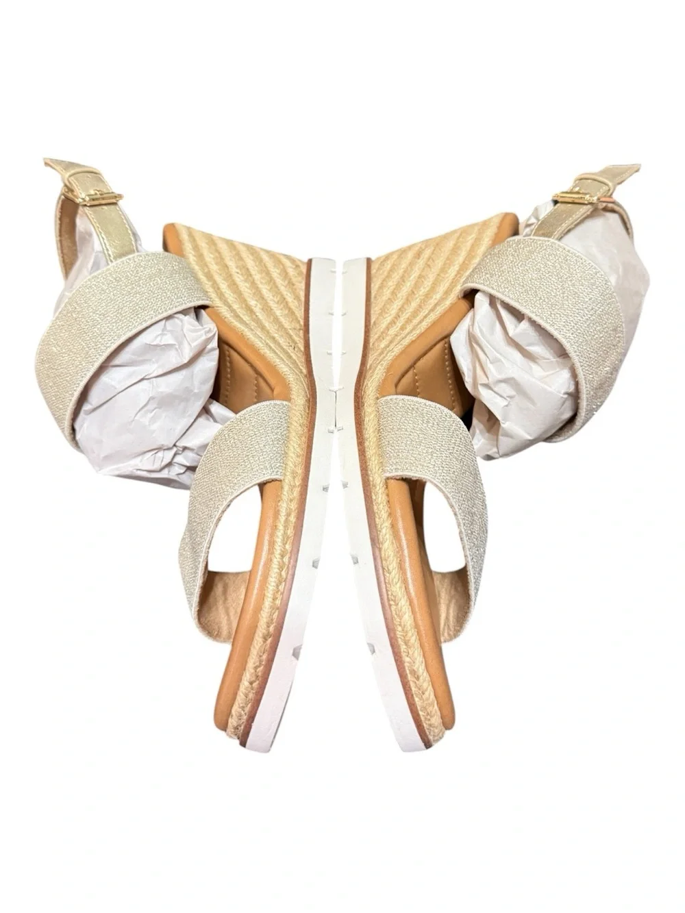 Me Too Gaby Espadrille Wedge Sandals Women’s Size 11M NWOB